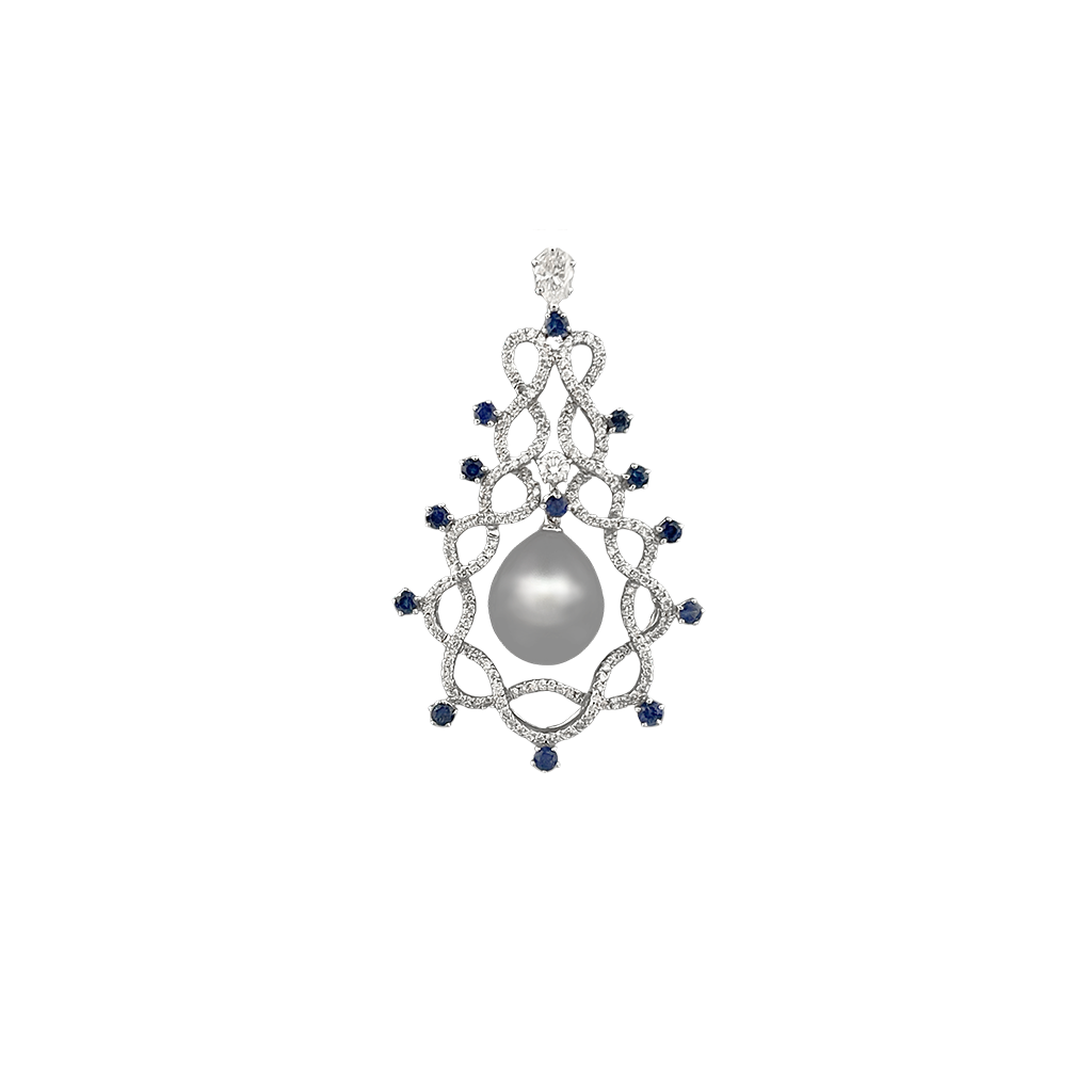 South Sea Pearl Diamond Pendant