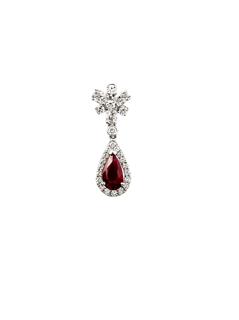 Ruby Diamond Pendant