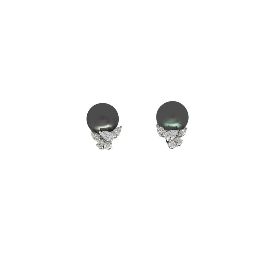 South Sea Pearl Diamond Earring