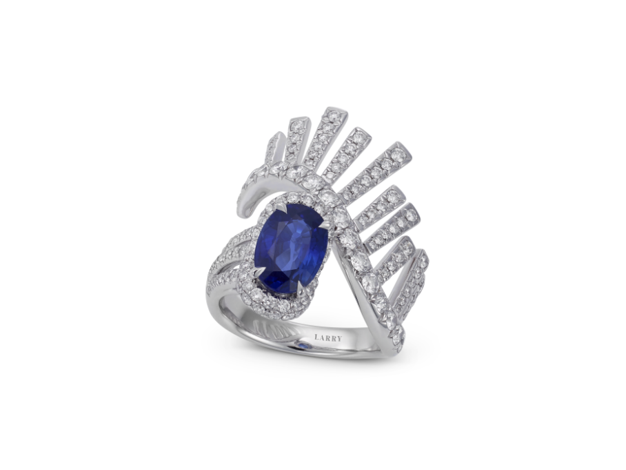 Sapphire Diamond Ring